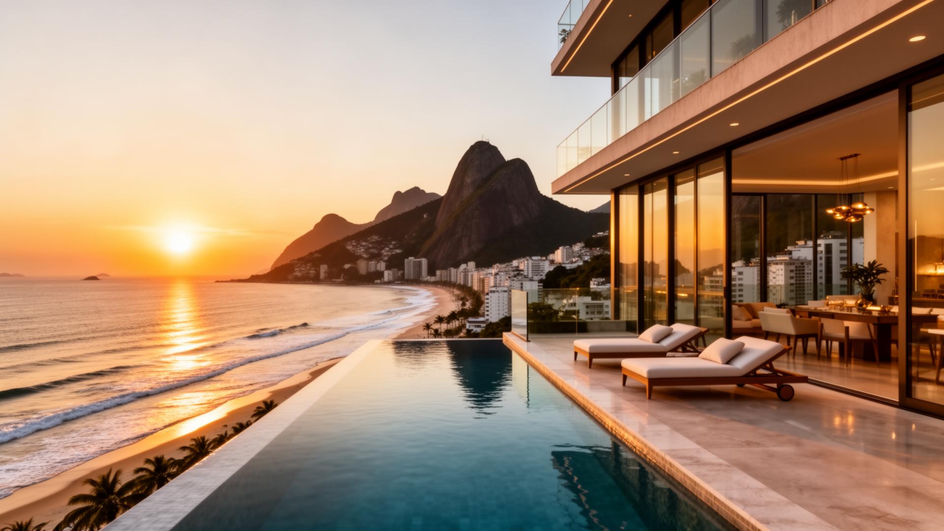 Imóvel de alto padrão com vista para o mar